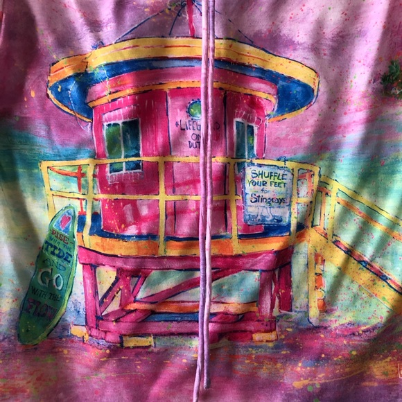 LEOMA LOVEGROVE Womens Graphic Art Studded T-Shirt Size Petite Small - Picture 9 of 12